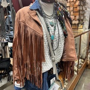 veveret | western jacket in blush pink